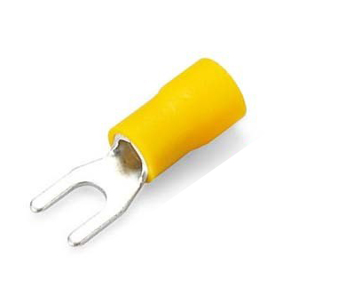 Isolerad gaffelkabelsko gul, 4-6mm²-4