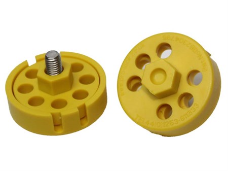 Pro-Lock Yellow Large, Hexagon. ex. cable