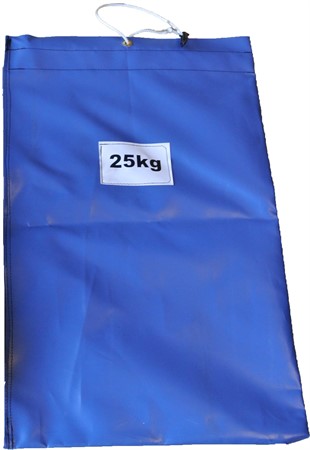 Sand bag, empty (for app. 25kg) Blue