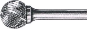 Carbide Burr Type F. Shaft Ø6/16mm