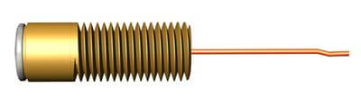 Threaded Brazing pin M12 (Rail) w. fusewire