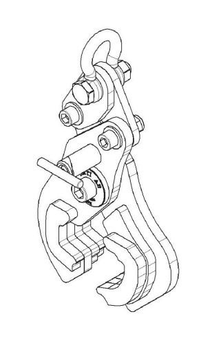 Rail clamp R2 for grooved rail 57R1/60R1/60R2